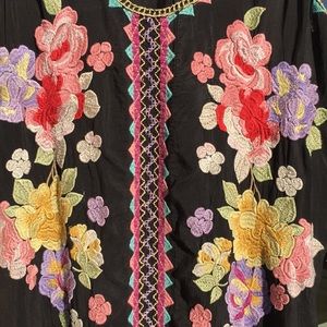 Johnny Was embroidered tank dress
